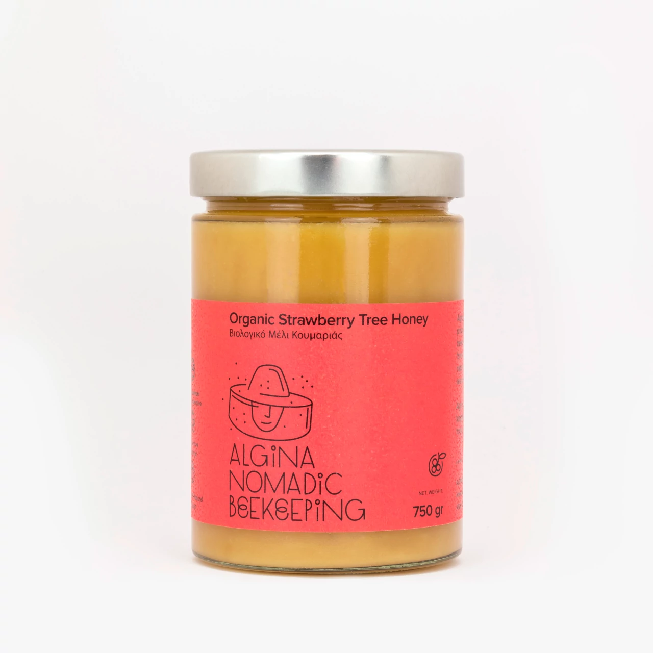 Organic Strawberry Tree Honey Jar